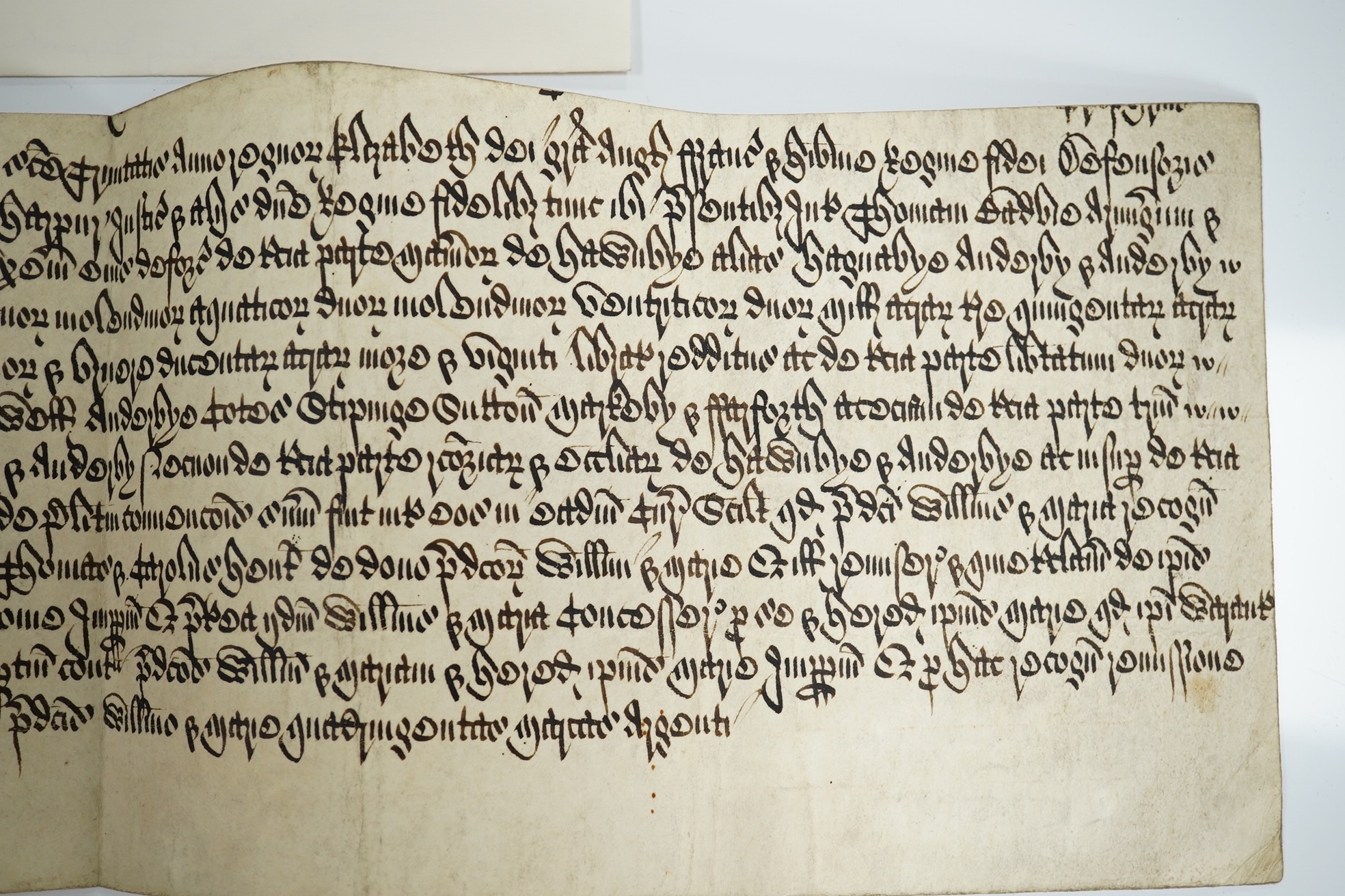 Final concord relating to manors, lands and advowsons in Lincolnshire, 1568